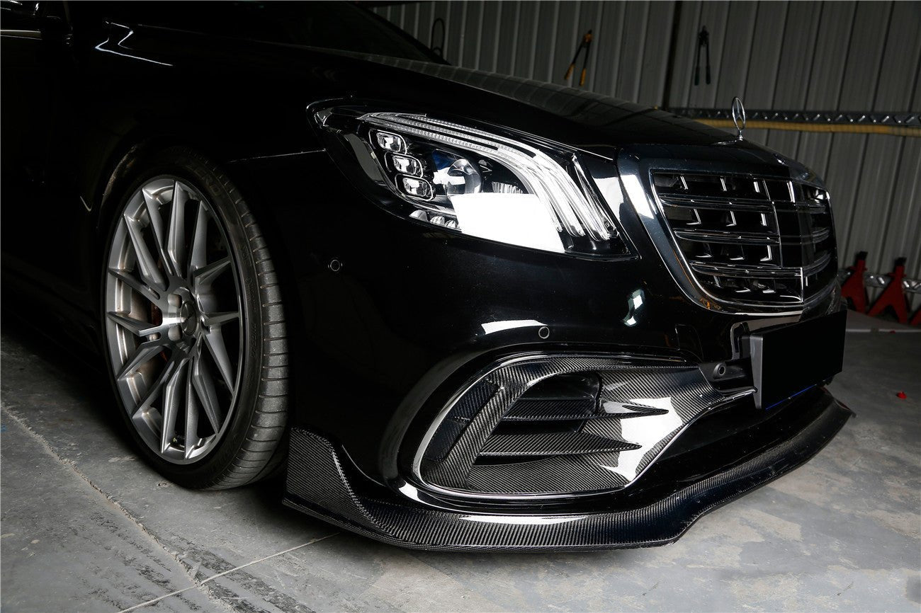 2017 - 2020 Mercedes Benz S63 W222 Sedan MSY Style Front Lip