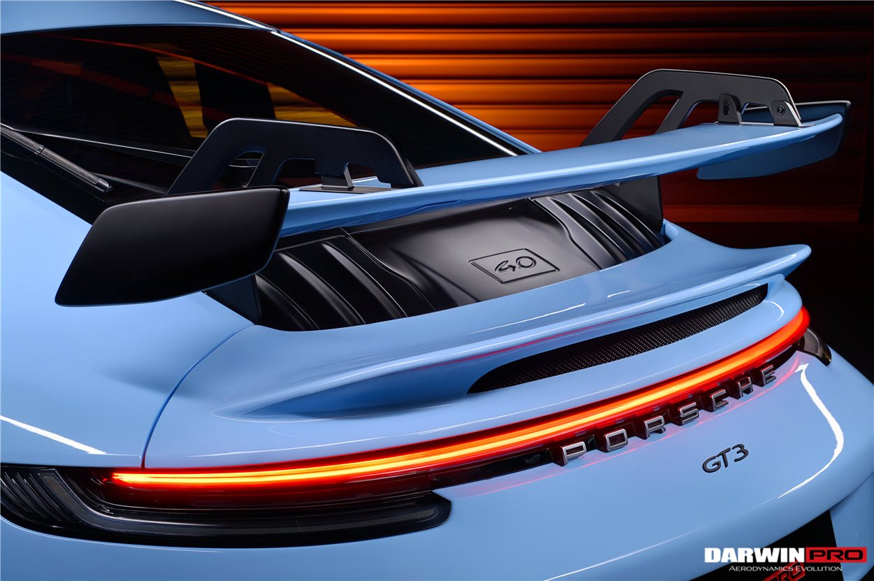 2019 - 2024 Porsche 911 992 Carrera & S & 4S GT3 Style Trunk Spoiler Wing