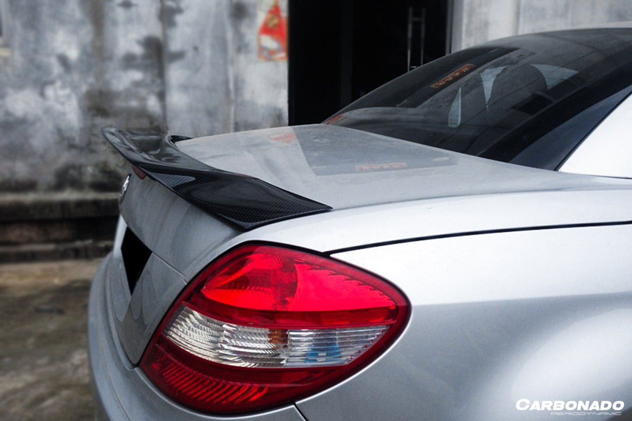 2005 - 2011 Mercedes Benz SLK R171 RT Style Carbon Fiber Trunk Spoiler