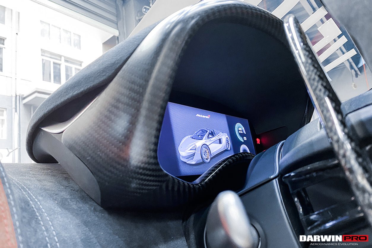 2015 - 2021 McLaren 540c/570s/570gt/600lt Dry Carbon Fiber Instrument Surround Panel Cover