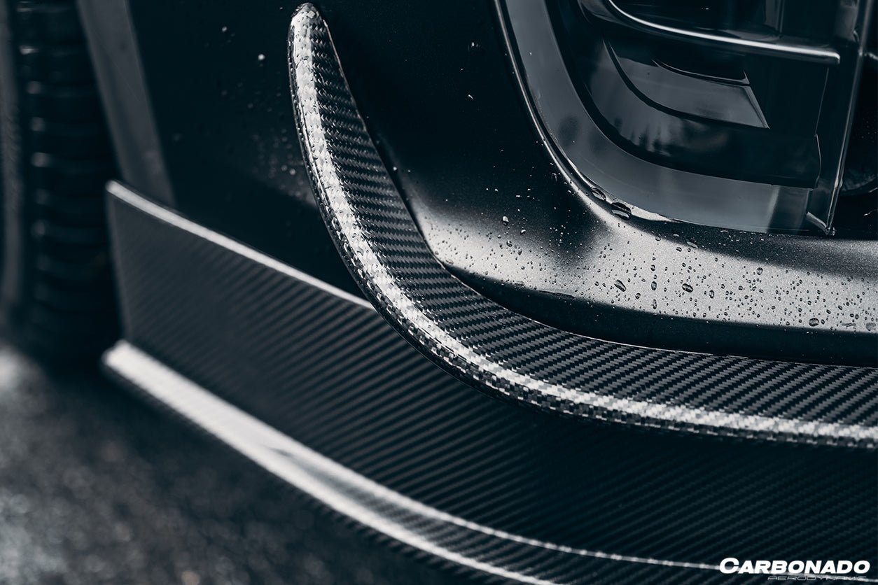 2016 - 2021 Tesla Model X SUV RZS Style Carbon Fiber Front Canards