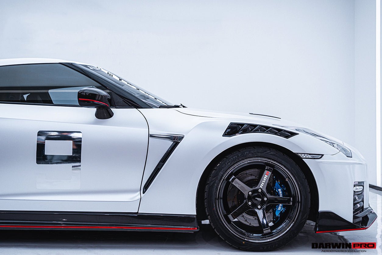 2008 - 2022 Nissan GTR R35 CBA DBA NSM Style Carbon Fiber Side Skirts