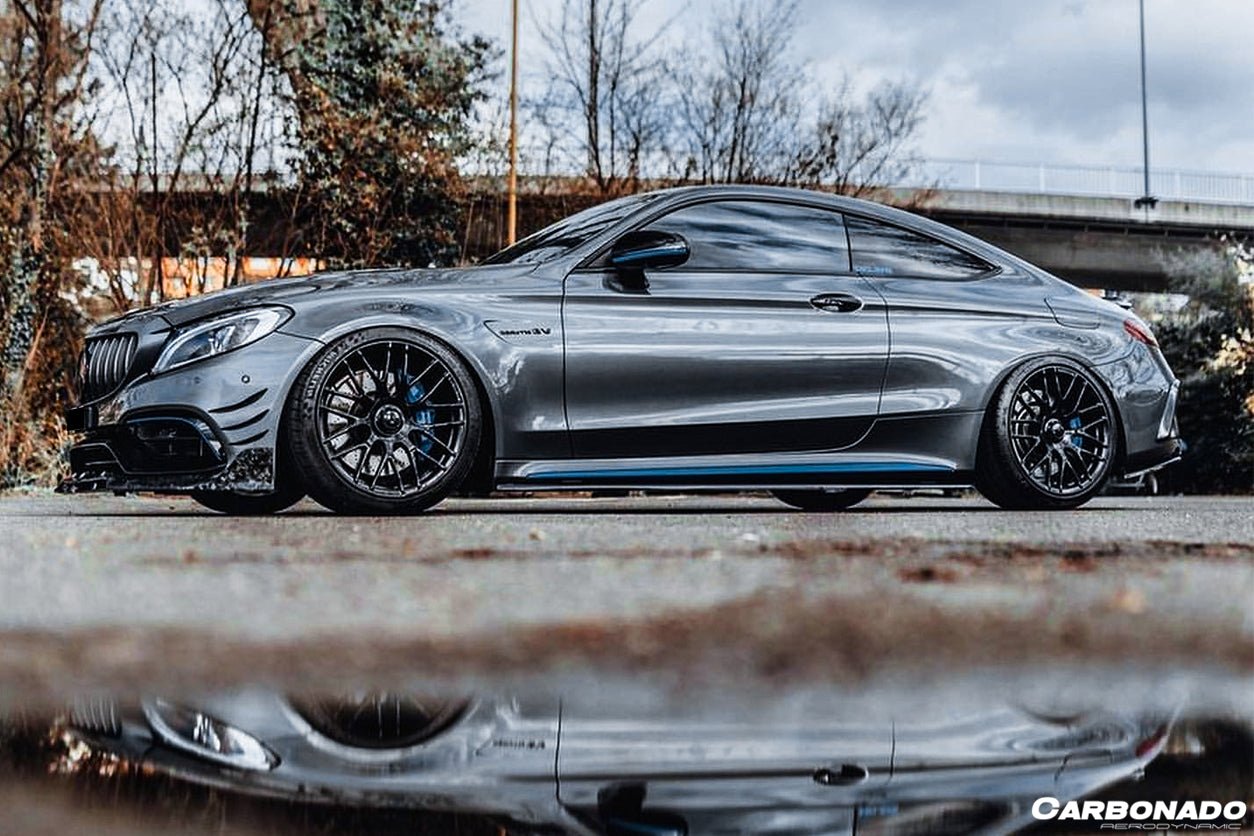 2015 - 2021 Mercedes Benz W205 C63 & S AMG Coupe BR Style Front Lip