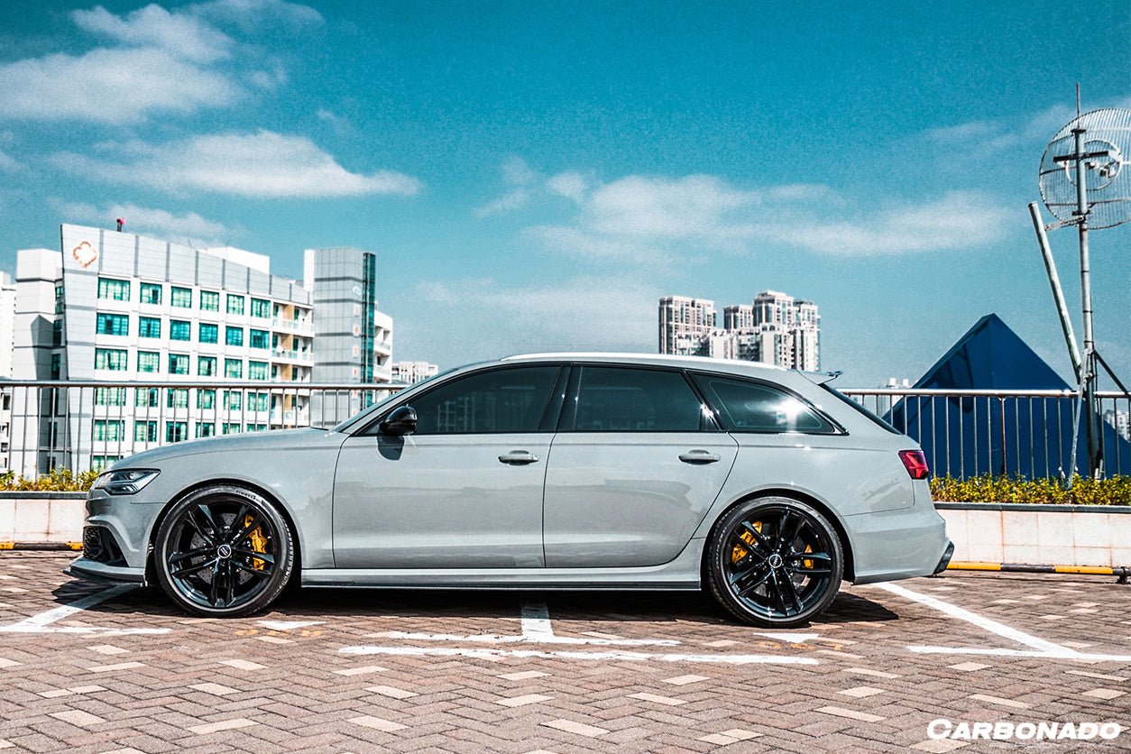 2013 - 2018 Audi RS6 Avant MN Style Carbon Fiber Side Skirts
