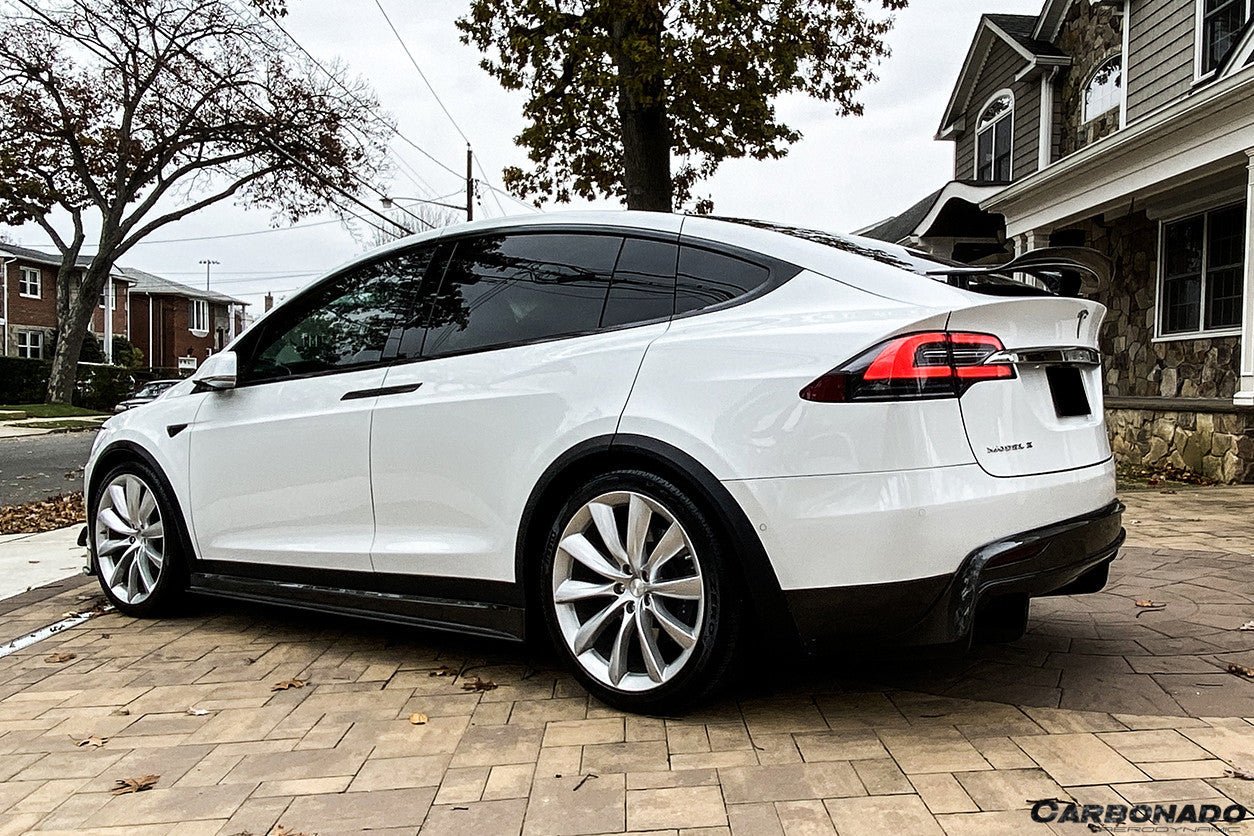 2019 - 2021 Tesla Model X SUV RZS Style Carbon Fiber Full Kit