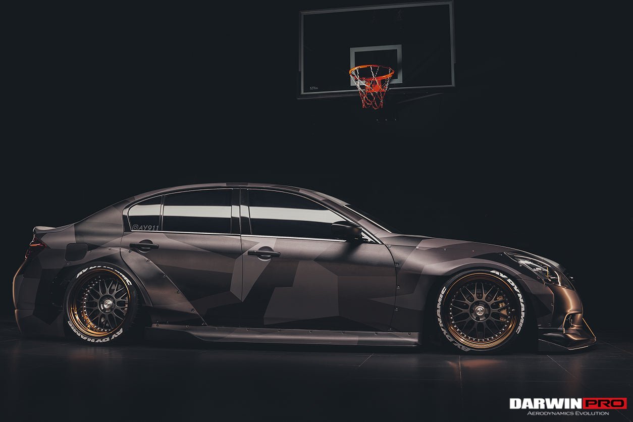 2010 - 2013 Infiniti G25/G37 Sedan BKSS Style Wide Fender Flares