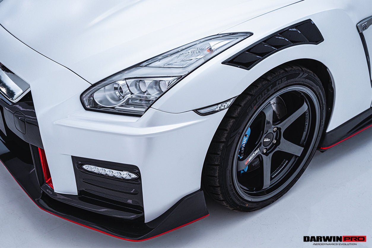 2008-2016 Nissan GTR (R35) Ver17 NSM Style Carbon Fiber Front Bumper