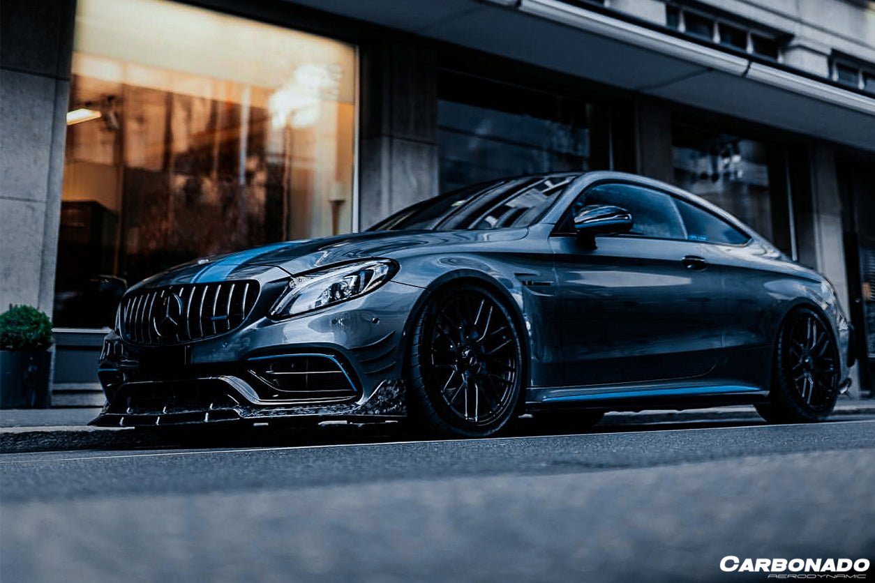 2015 - 2021 Mercedes Benz W205 C63 & S AMG Coupe BR Style Front Lip