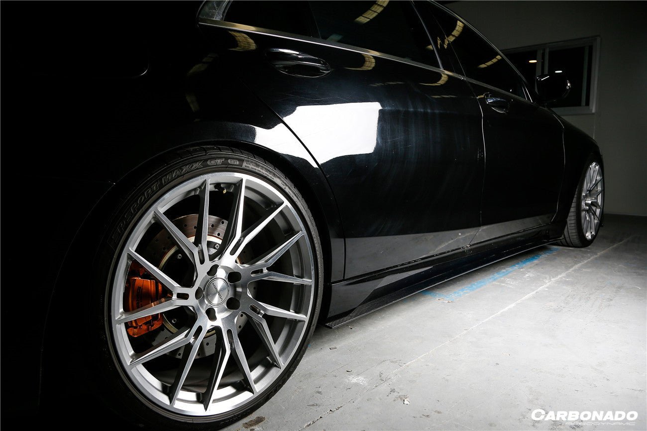 2017 - 2020 Mercedes Benz S63 W222 Sedan MSY Style Side Skirts