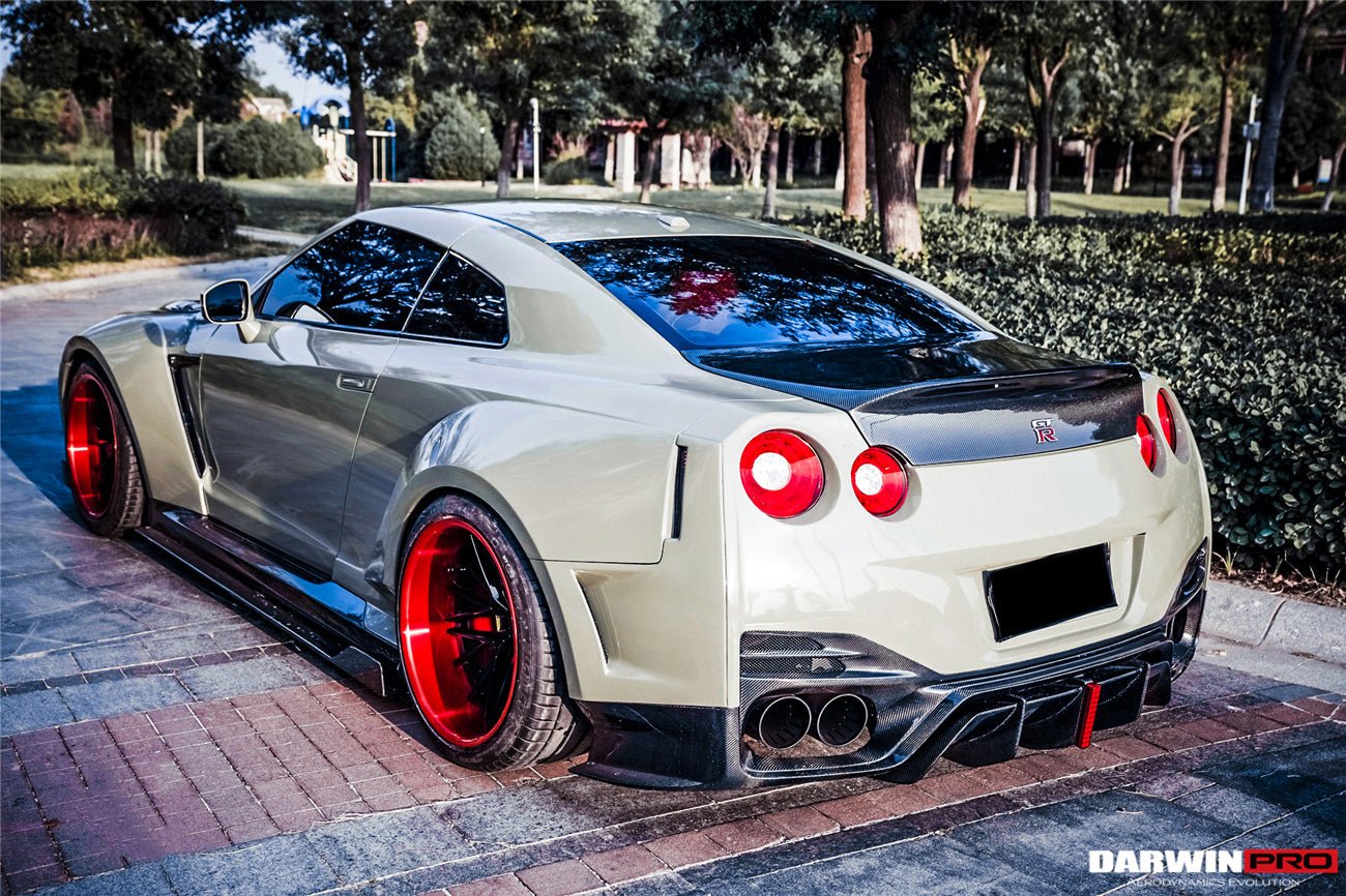 2008 - 2022 Nissan GTR R35 CBA/DBA/EBA DLK Style Carbon Fiber Trunk