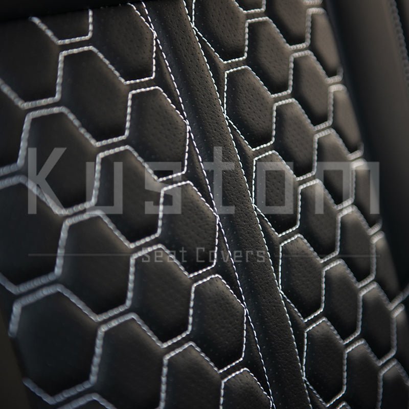 2019-up-gmc-sierra-premium-custom-leather-seat-coversCrew Cab | Double Cab W/ Front Middle Jump Seat