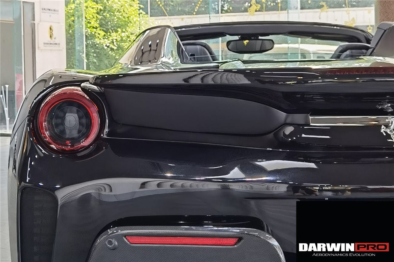 2015 - 2020 Ferrari 488 Spyder Pista Style Rear Bumper & Wing