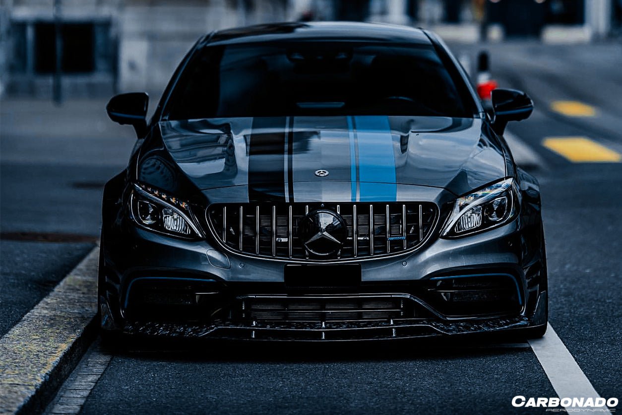 2015 - 2021 Mercedes Benz W205 C63 & S AMG Coupe BR Style Front Lip