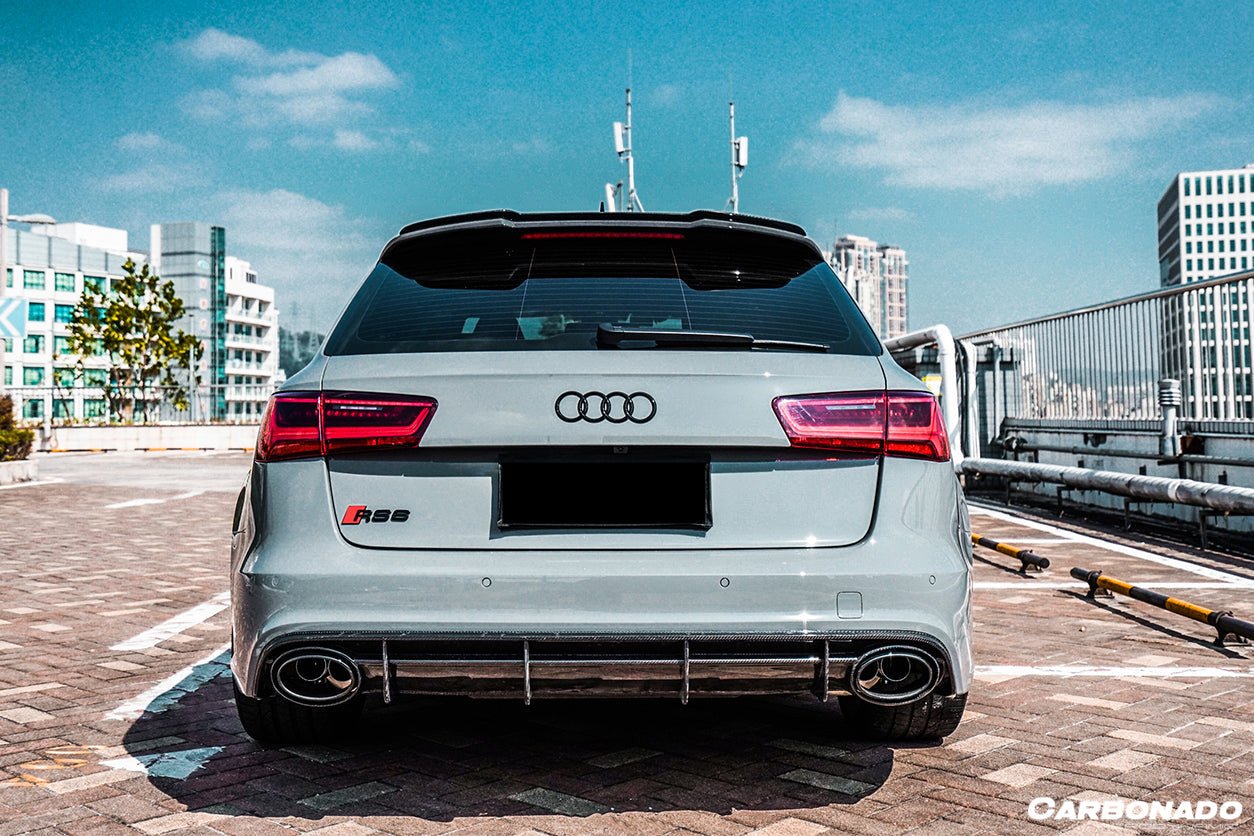2013 - 2018 Audi RS6 Avant MN Style Carbon Fiber Roof Spoiler
