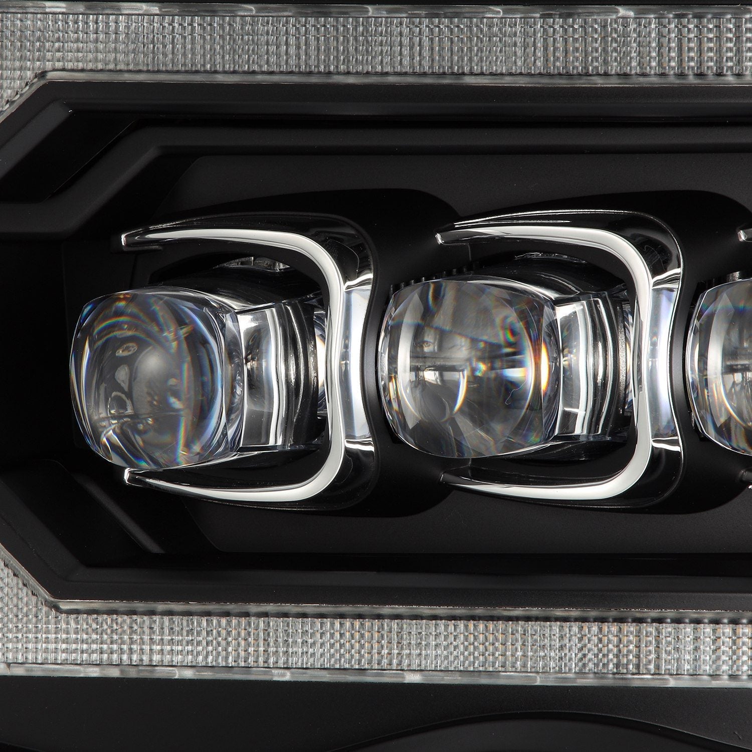 02-05 Dodge Ram NOVA-Series LED Projector Headlights Black | AlphaRex