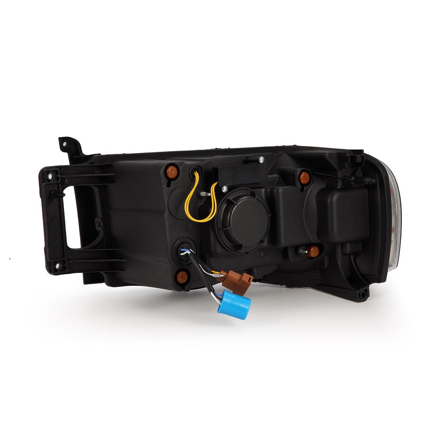 02-05 Dodge Ram PRO-Series Halogen Projector Headlights Black | AlphaRex