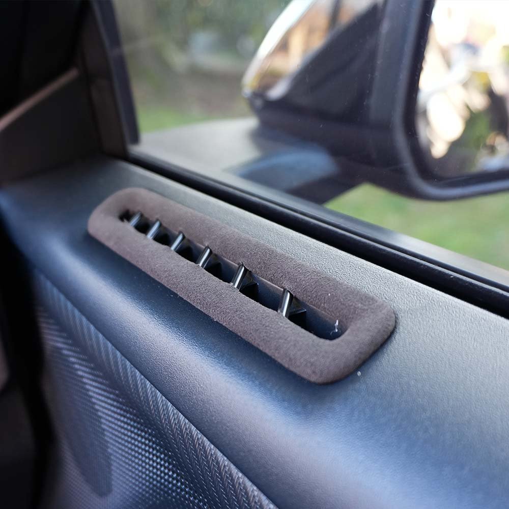Ford Mustang Suede Leather Side Window Air Vent Trim 2024+