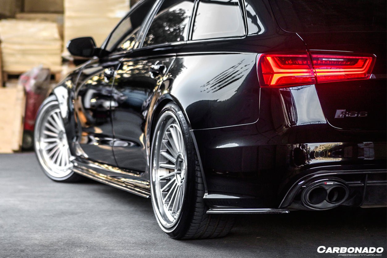 2013 - 2018 Audi RS6 Avant MN Style Carbon Fiber Side Skirts