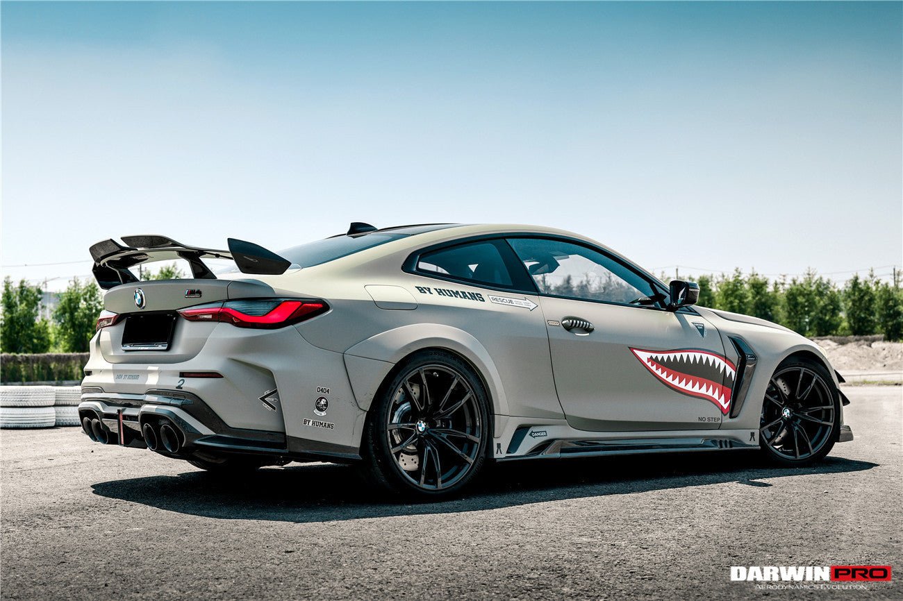 2021-2025 BMW M4 G82 & G83 BKSSII Style Rear Bumper with LED Light