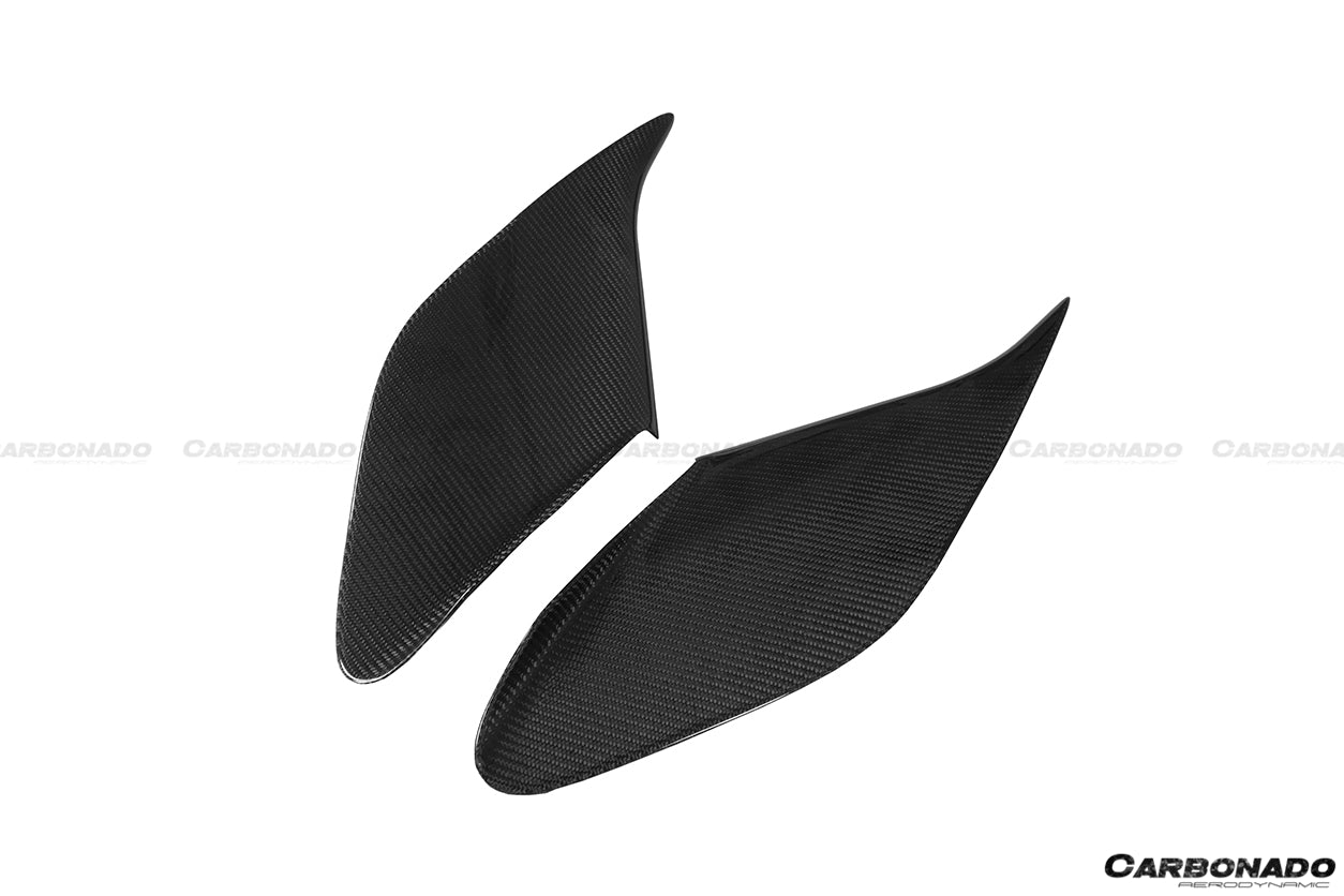 2015-2020 Ferrari 488 MSY Style Carbon Fiber Side Air Intake Fins