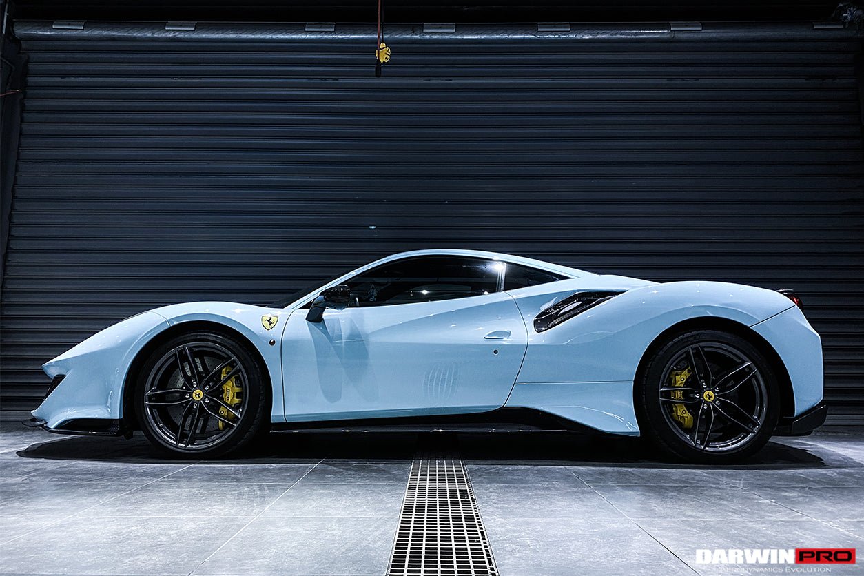 2015 - 2020 Ferrari 488 GTB & Spyder Pista Style Quarter Panel Side Scoops