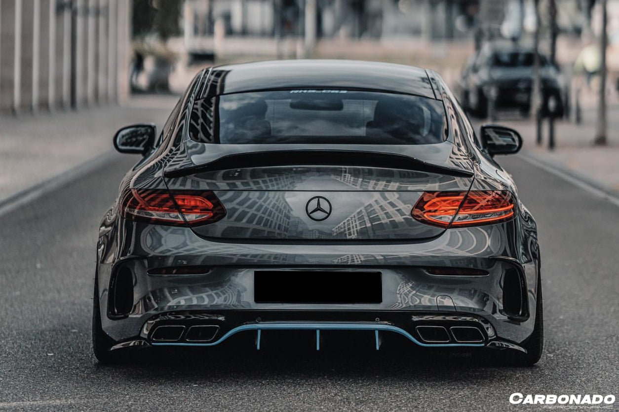2015 - 2021 Mercedes Benz C-Class W205 Coupe PS Style Trunk Spoiler
