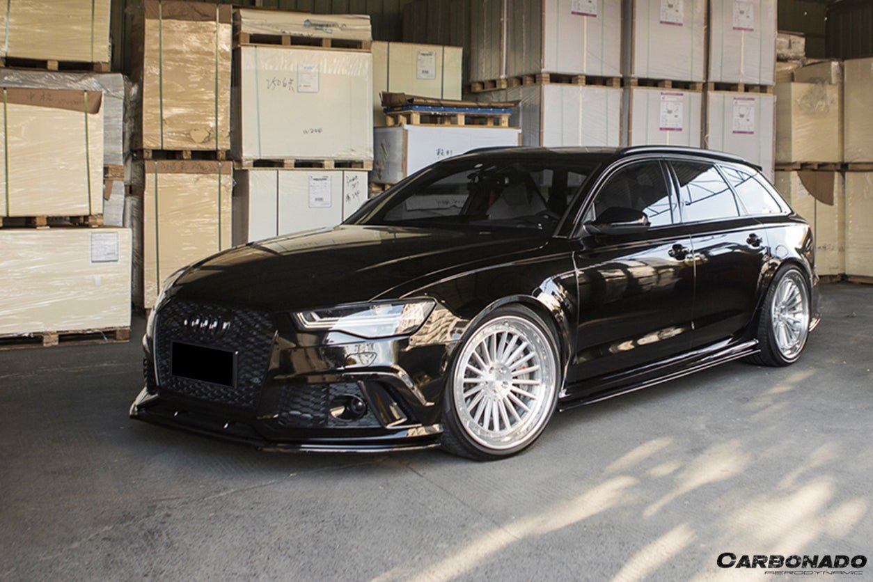 2013 - 2018 Audi RS6 Avant MN Style Carbon Fiber Front Lip