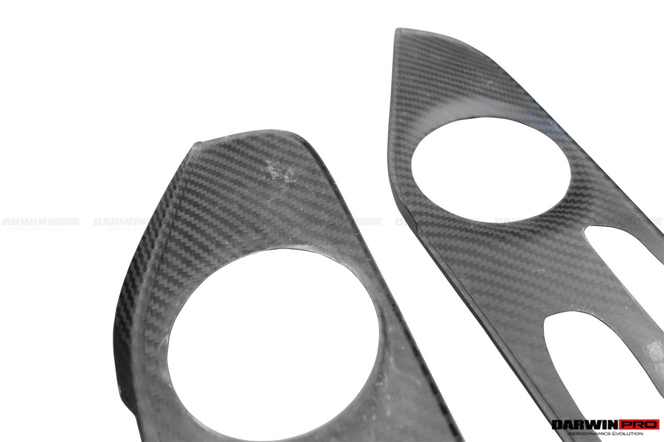 2015 - 2018 Mercedes Benz W205 C63/S AMG Sedan Carbon Fiber Interior Door Panel Trim Cover Strip