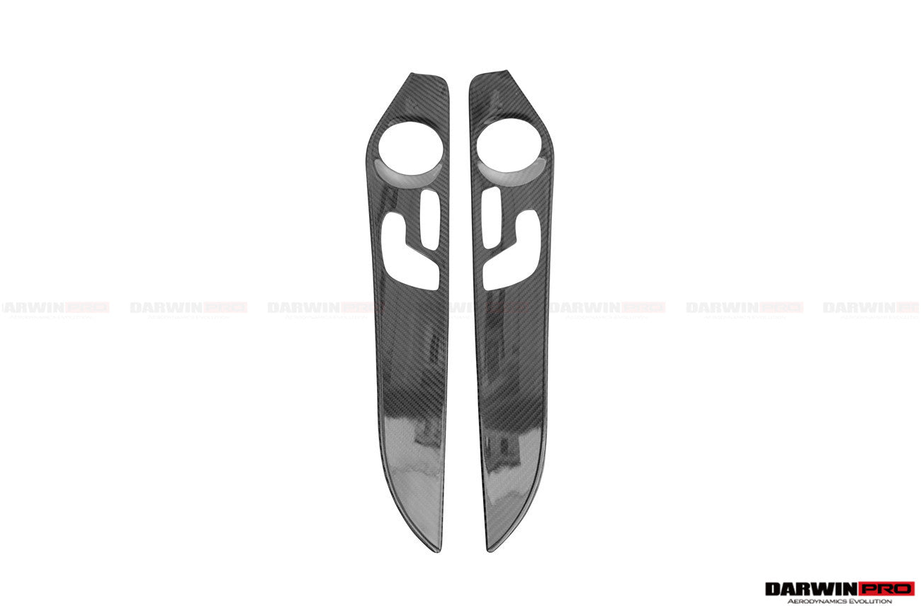 2015 - 2018 Mercedes Benz W205 C63/S AMG Sedan Carbon Fiber Interior Door Panel Trim Cover Strip