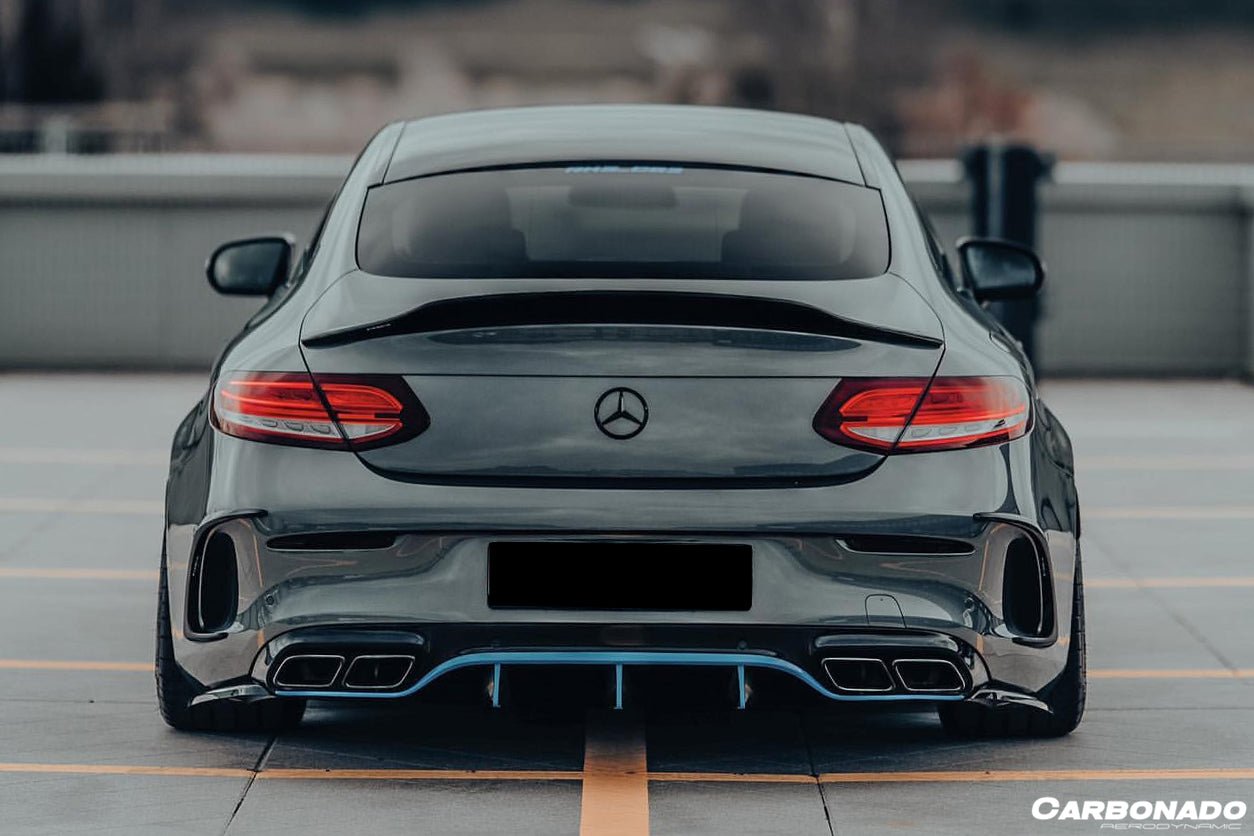 2015 - 2021 Mercedes Benz C-Class W205 Coupe PS Style Trunk Spoiler