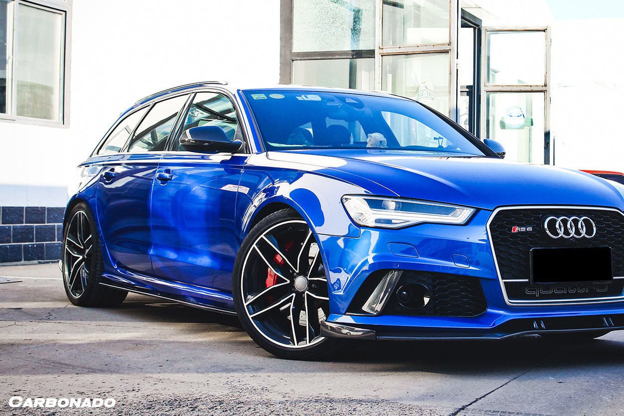2013 - 2018 Audi RS6 Avant BS Style Carbon Fiber Front Lip