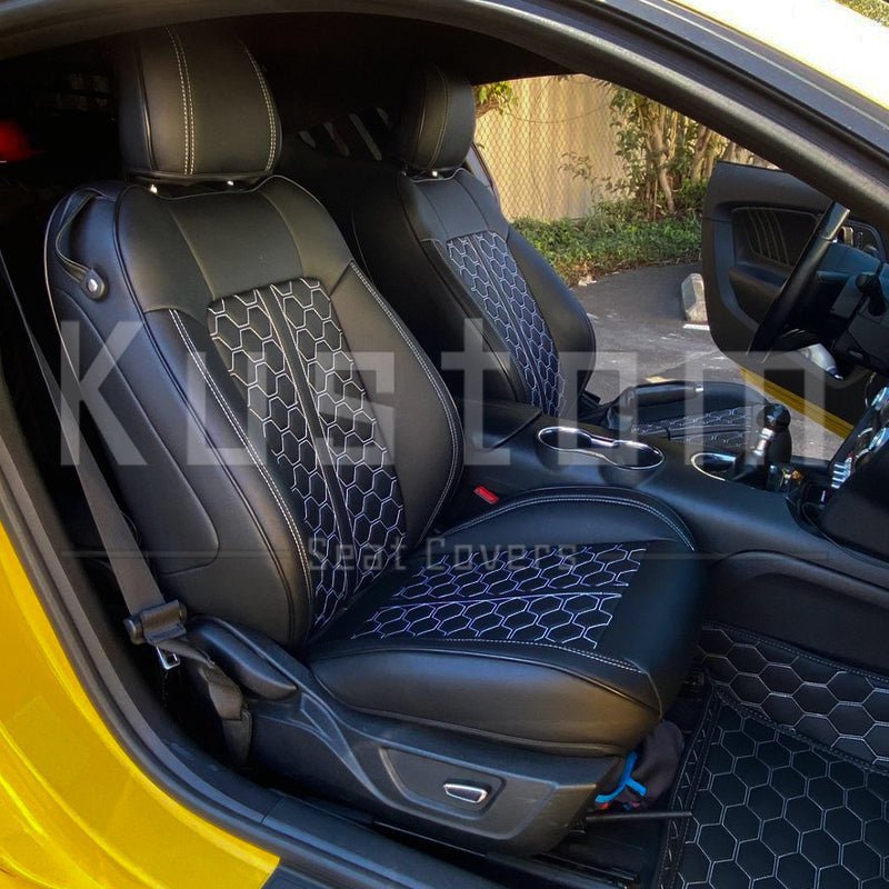 2015-23 Ford Mustang S550 Coupe Genuine Leather Seat Covers