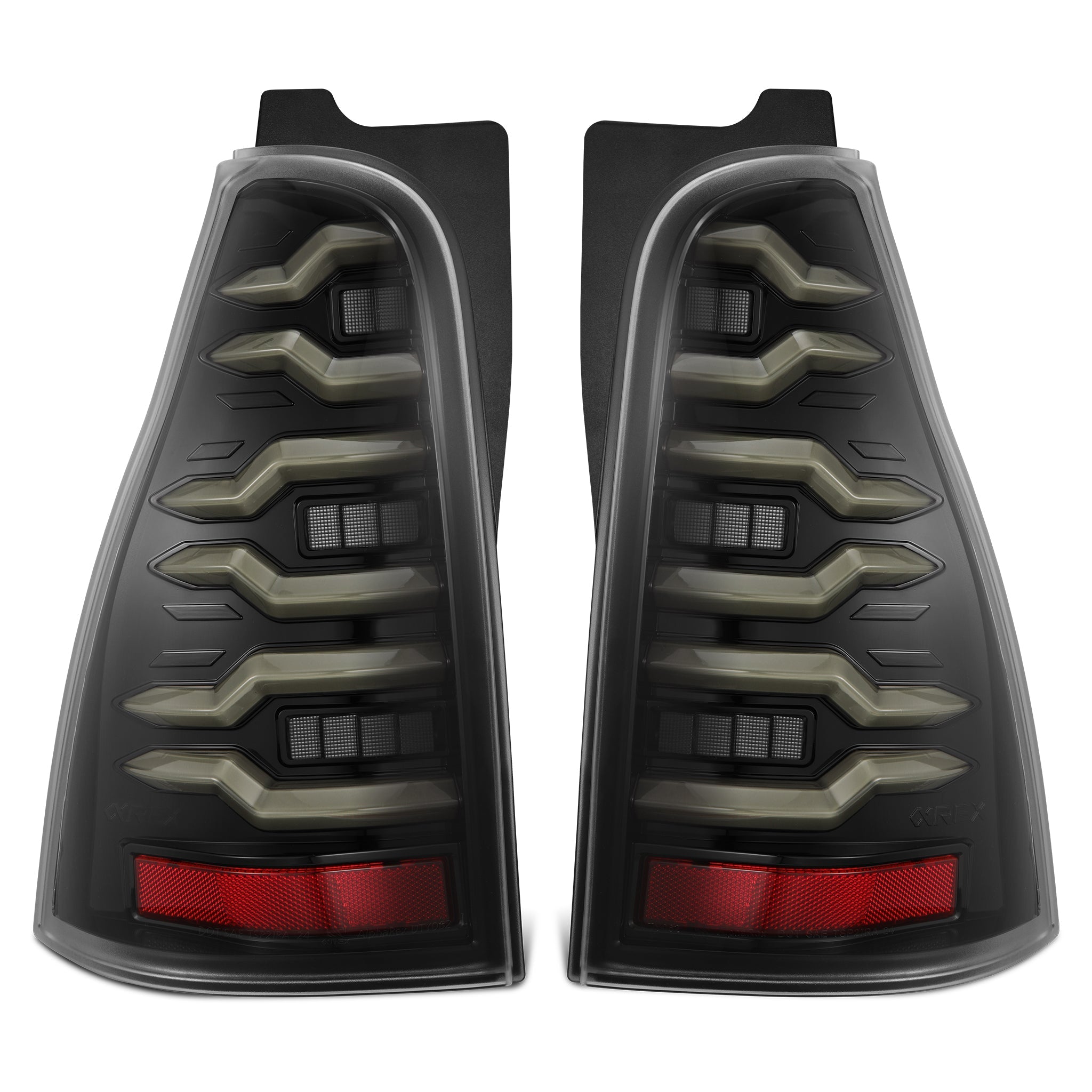03-09 Toyota 4Runner LUXX-Series LED Tail Lights Alpha-Black | AlphaRex