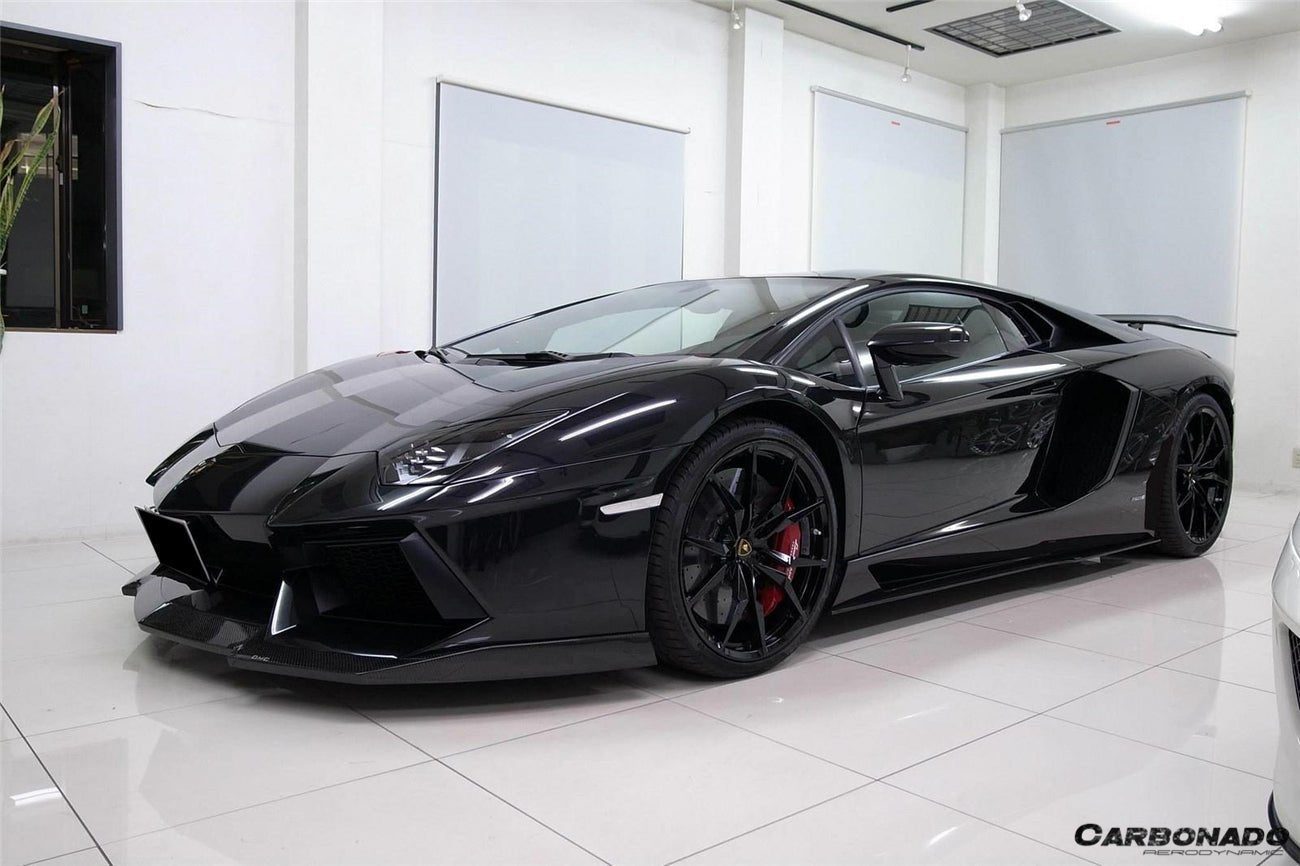 2011-2016 Lamborghini Aventador DC Style Carbon Fiber Side Skirts