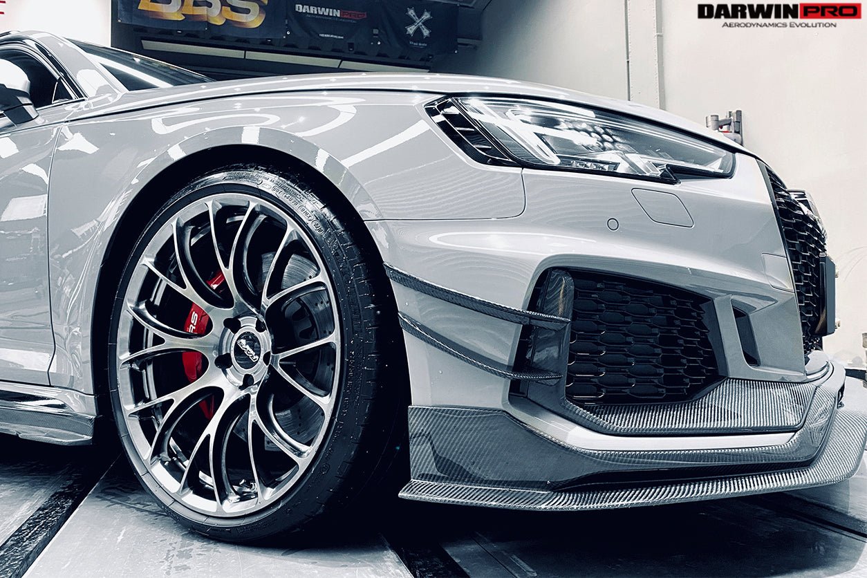 2017 - 2019 Audi RS4 B9 BKSS Style Front Canards