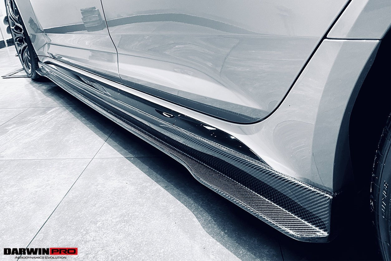 2017 - 2024 Audi RS4 B9 BKSS Style Side Skirts Under Board