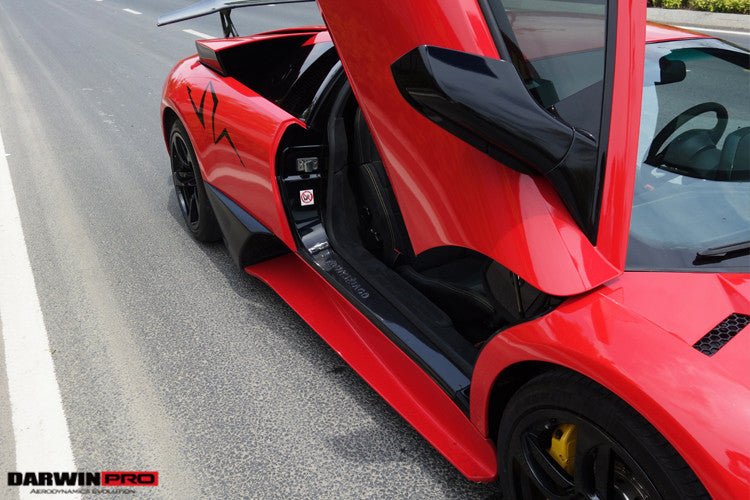 2001 - 2010 Lamborghini Murcielago SV Style Carbon Fiber Door Sills Steps Cover