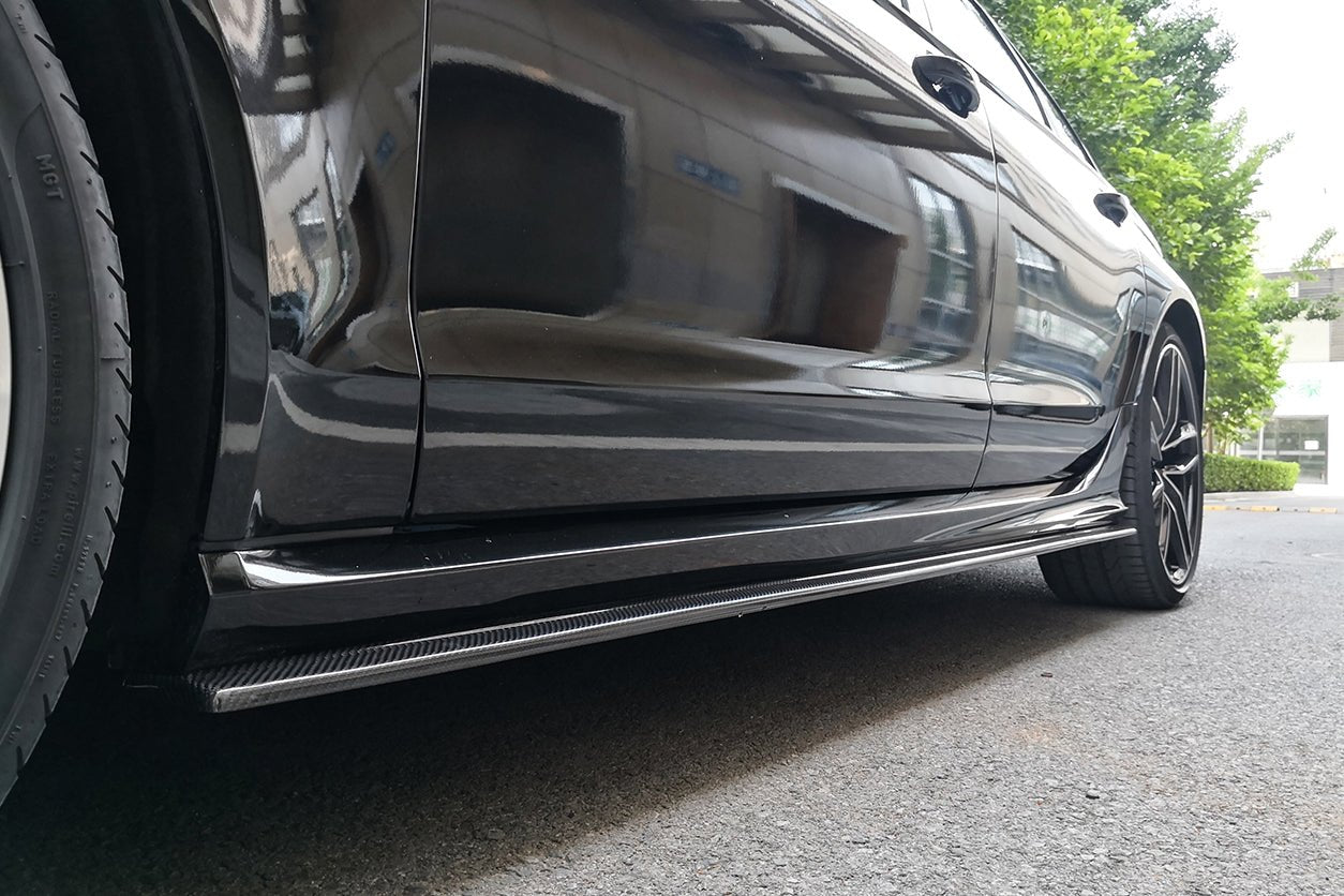 2013 - 2018 Audi RS6 Avant MN Style Carbon Fiber Side Skirts