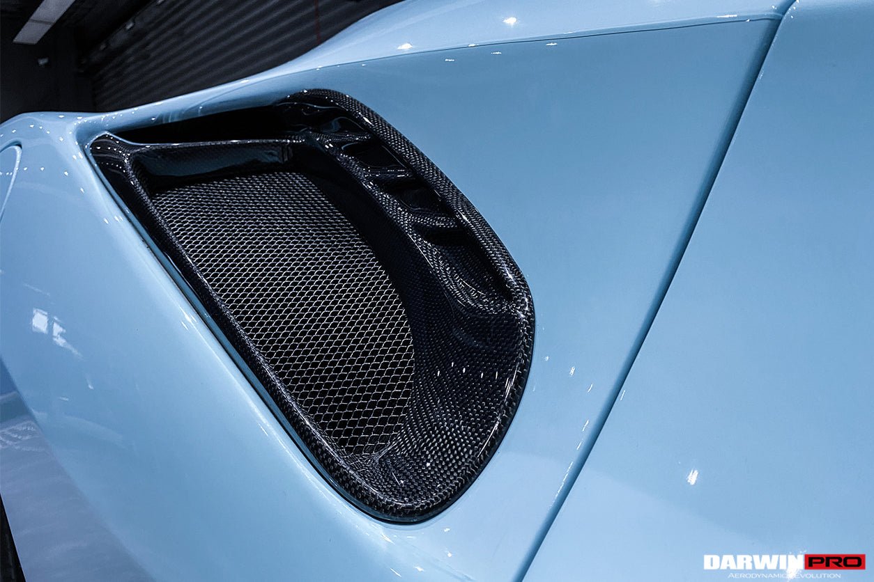 2015 - 2020 Ferrari 488 GTB & Spyder Pista Style Quarter Panel Side Scoops