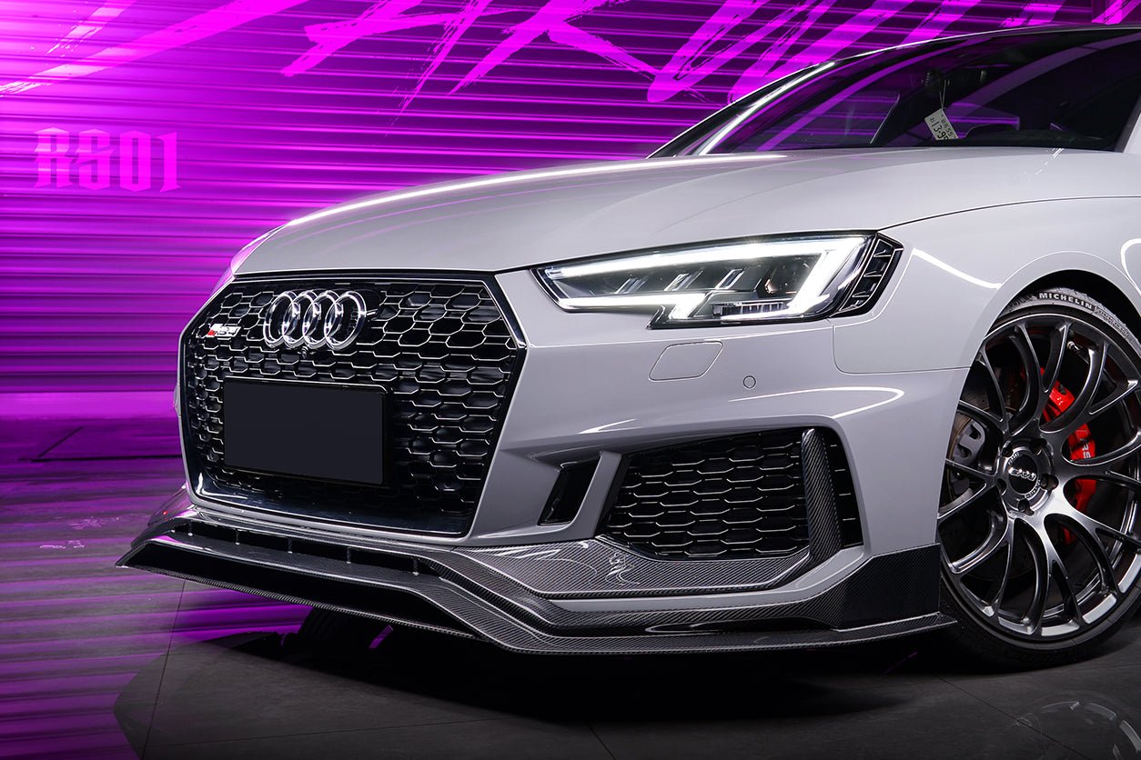 2017 - 2019 Audi RS4 B9 BKSS Style Front Lip