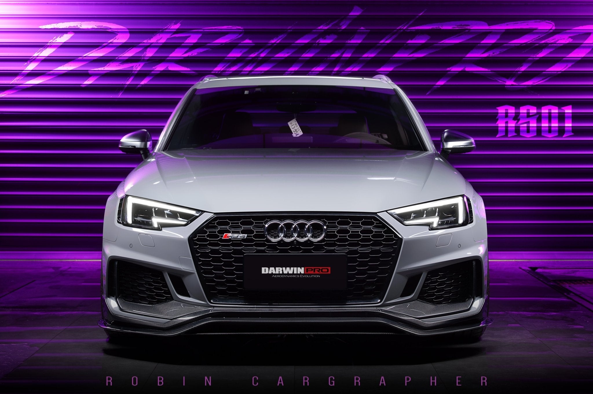 2017 - 2019 Audi RS4 B9 BKSS Style Front Lip