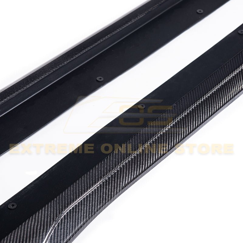 Cadillac CTS-V Coupe Carbon Fiber Side Skirts 2009-2015