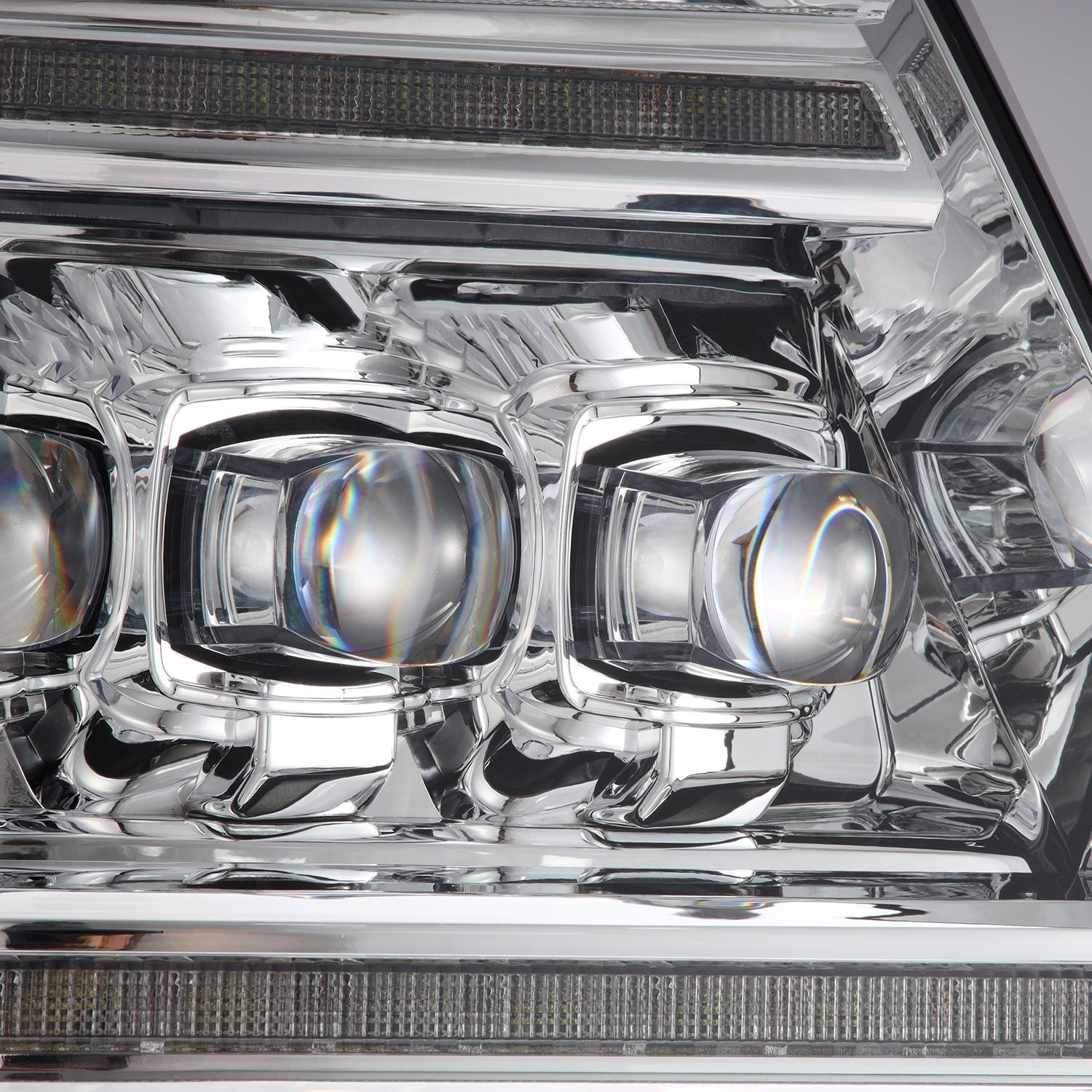 04-08 Ford F150 / 06-08 Lincoln Mark LT NOVA-Series LED Projector Headlights Chrome | AlphaRex