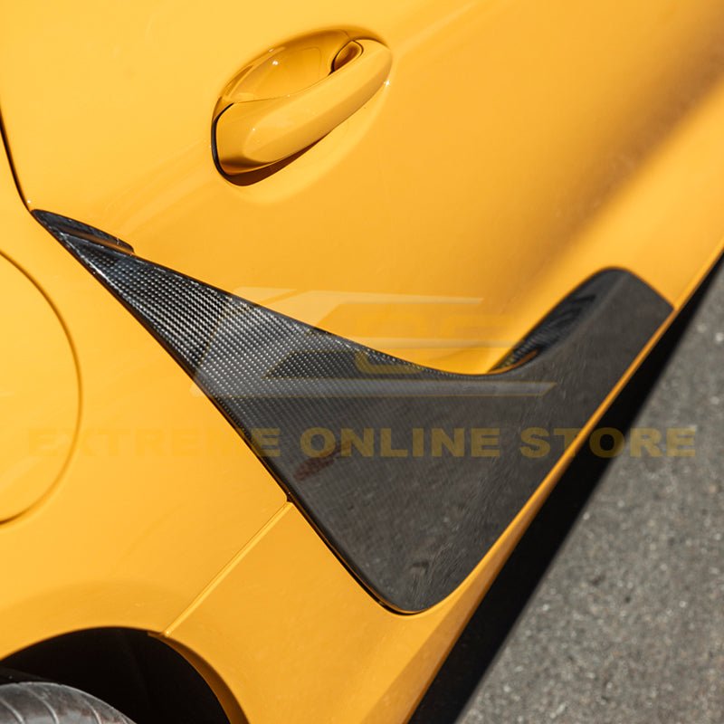 Toyota Supra A90 Carbon Fiber Side Fender Scoop Accent Door Garnish 2020-Up