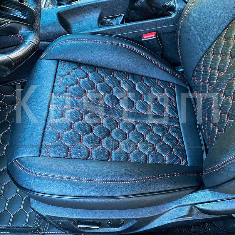2015-23 Ford Mustang S550 Coupe Genuine Leather Seat Covers