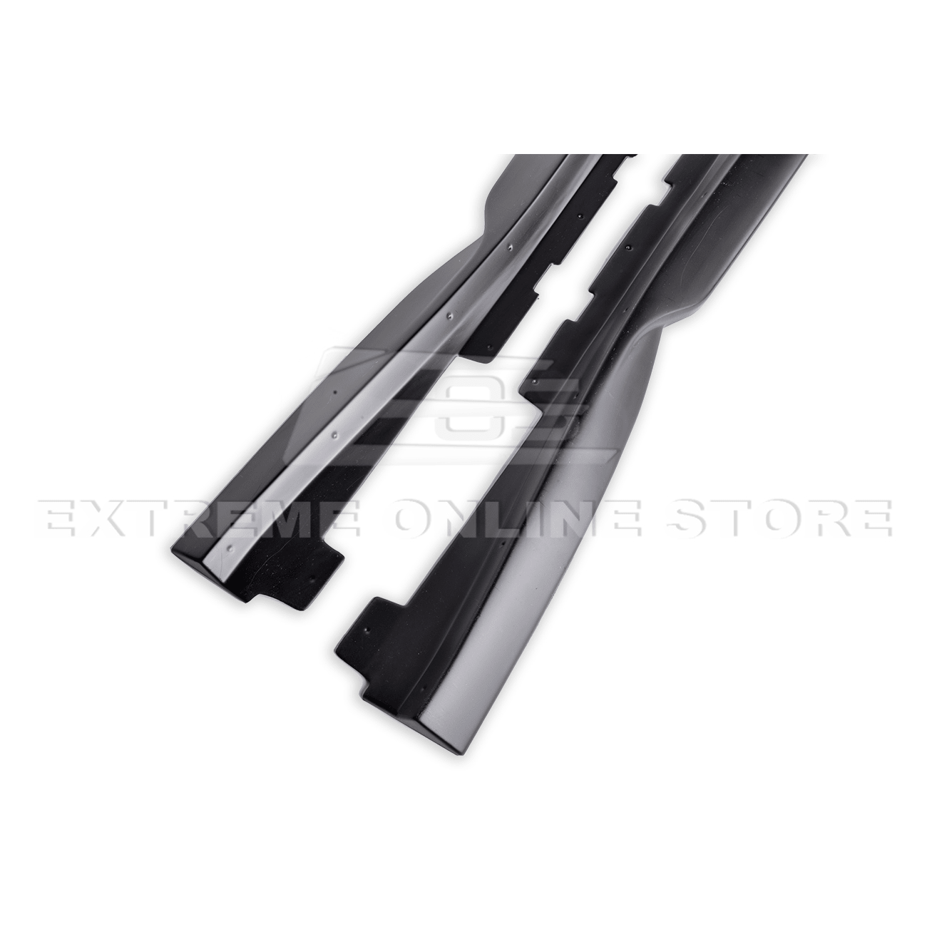 Chevrolet Camaro 6th Gen T6 Style Gloss Black Carbon Fiber Side Skirts 2019-2024