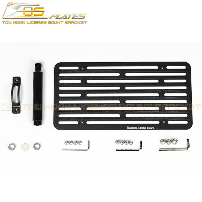 Toyota GR Corolla GZEA14 Tow Hook License Plate Mount Bracket Adjustable Aluminum 2023-Up