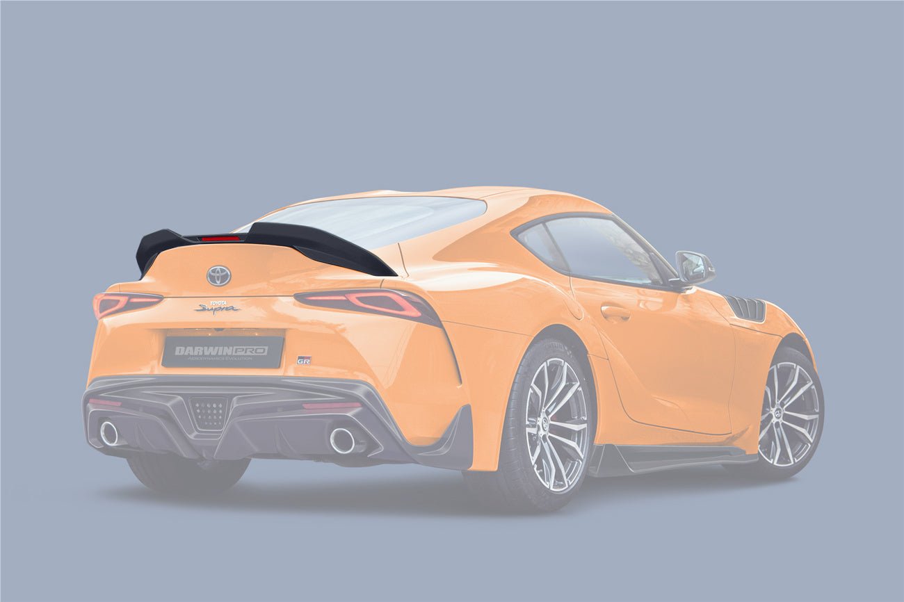 2019 - 2025 Toyota GR Supra (J29 & DB) A90 A91 BKSS Style Carbon Fiber Trunk Spoiler with LED Light