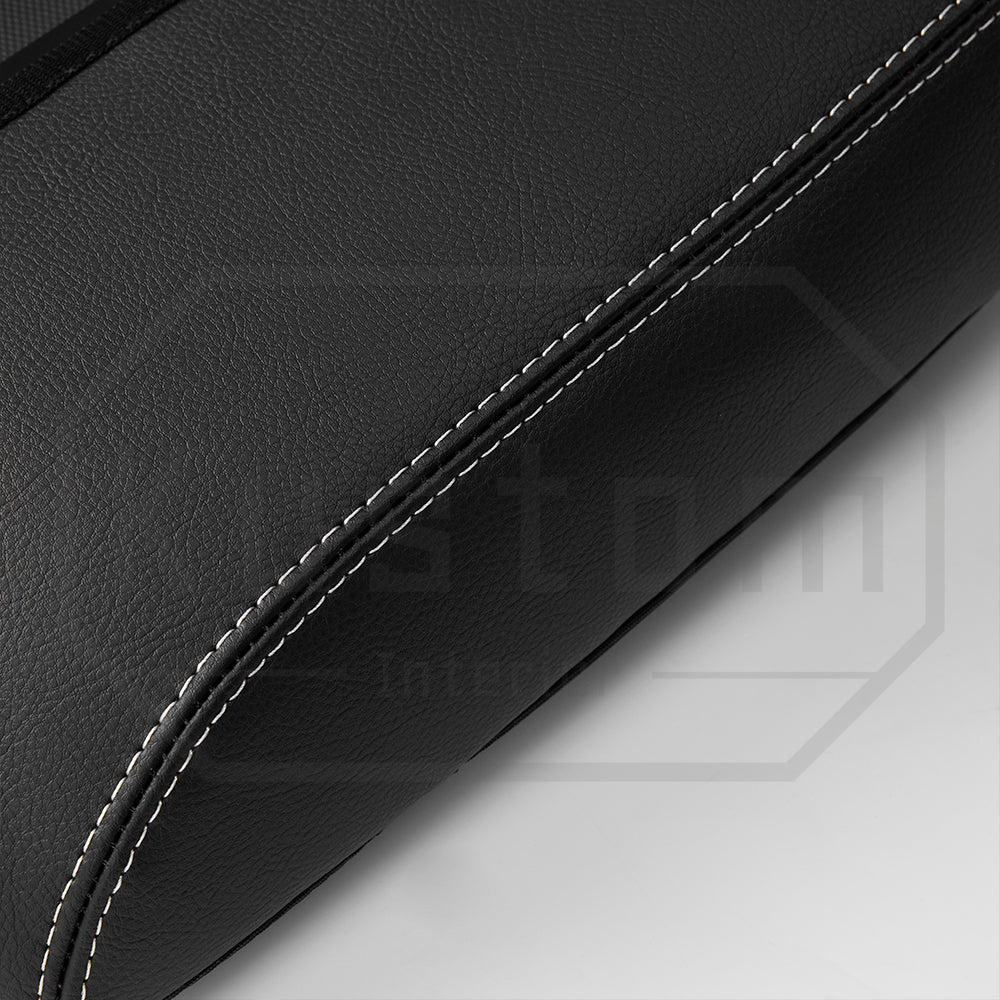 GMC Sierra K2XX Leather Center Console Lid Armrest Cover 2014-2018