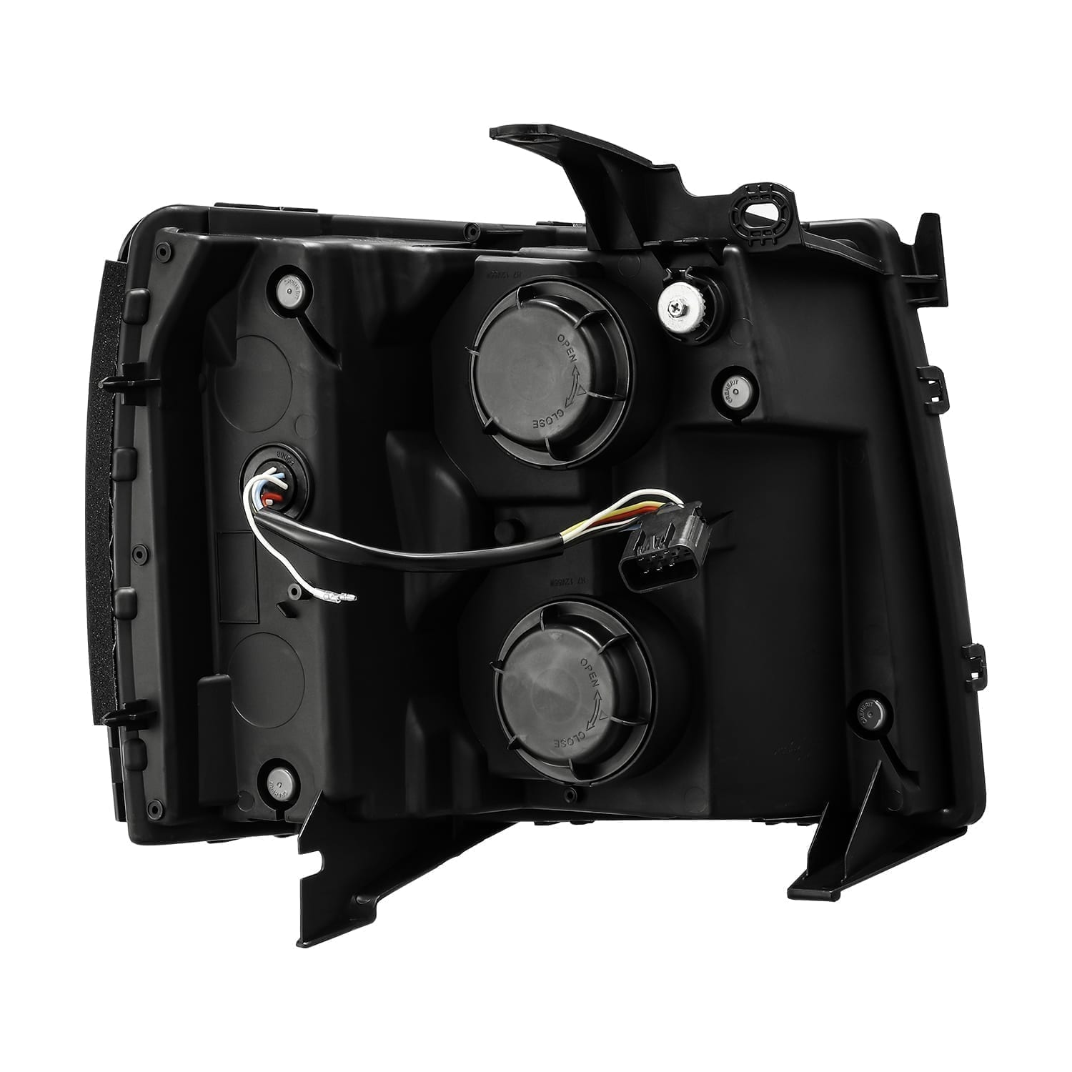 07-13 Chevrolet Silverado PRO-Series Halogen Projector Headlights Chrome | AlphaRex